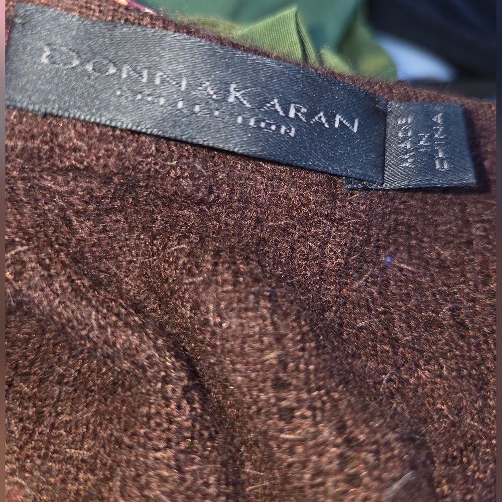 Donna Karan Rich Brown Fabric